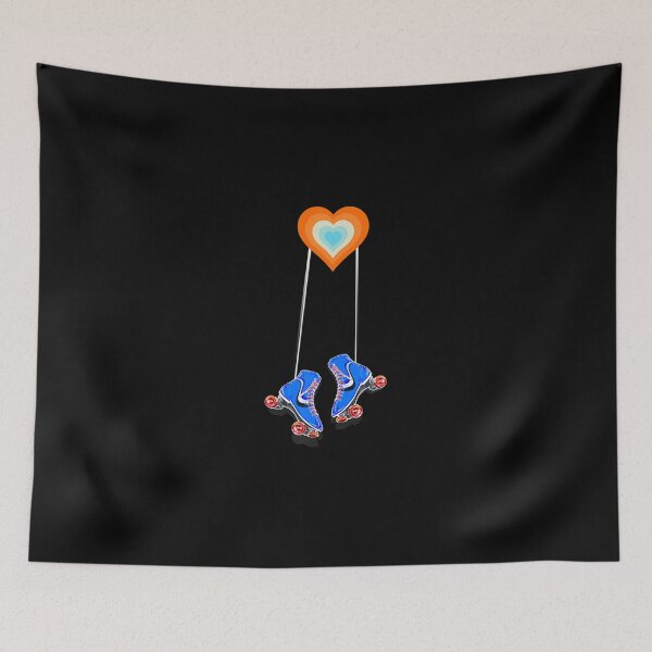 Item preview, 70s Retro Pocket Heart Vintage Roller Skating designed and sold by ReneBurkhardt.