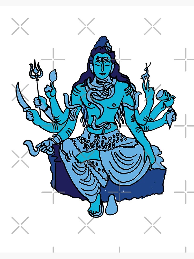 A sketch of Lord Shiva