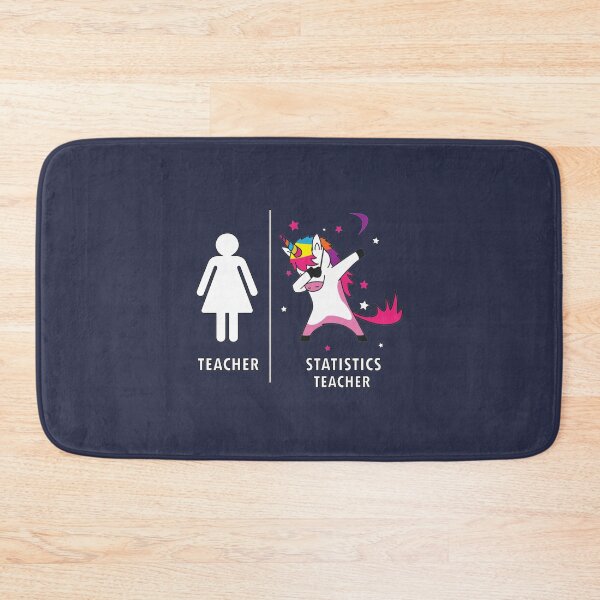 Item preview, Statistics Teacher Unicorn Dabbing Funny Gift designed and sold by CustomBrites.
