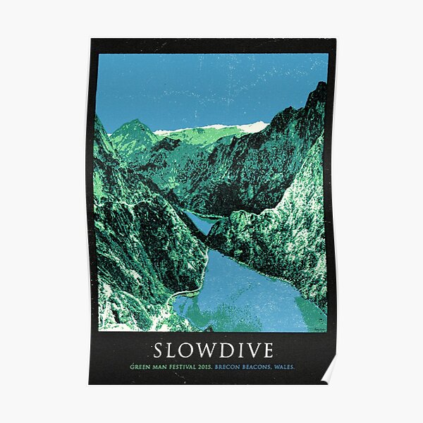 Green Man Festival | Slowdive Poster Poster