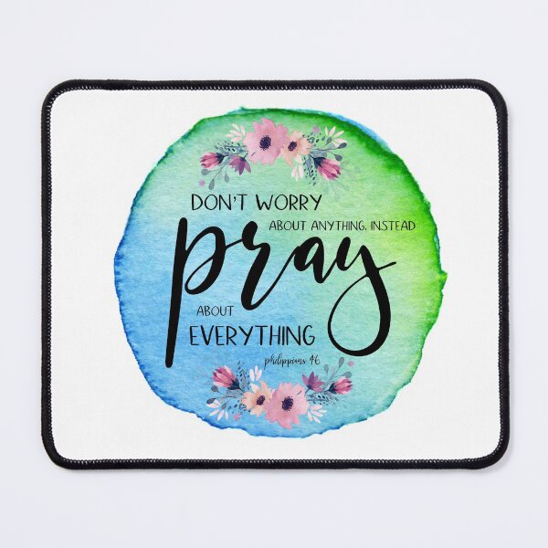 Item preview, Bible Verse - Pray About Everything - Philippians 4:6 designed and sold by JacquelineLim.