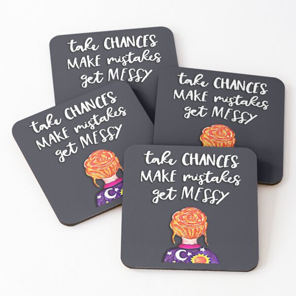 Item preview, Take Chances Make Mistakes Get Messy Teacher Life Teacher Quotes Teacher Sayings Gifts ms frizzle designed and sold by CustomBrites.