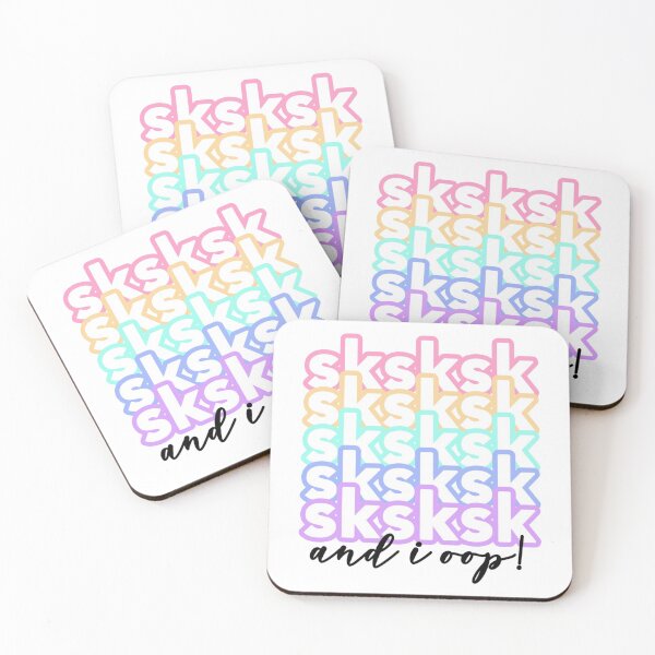 Item preview, Teen vsco girl sayings sksksk and i oop designed and sold by CustomBrites.