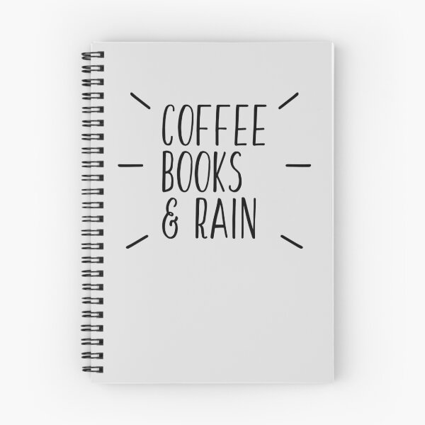 Item preview, Coffee, Books, and Rain simple, trendy design designed and sold by toothandscale.