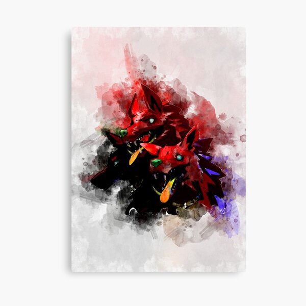 Hades - Cerberus (Watercolor) Canvas Print