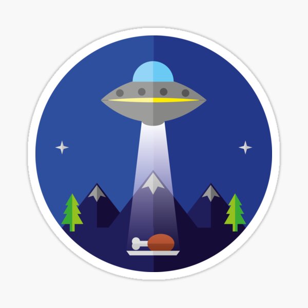 UFO Sticker