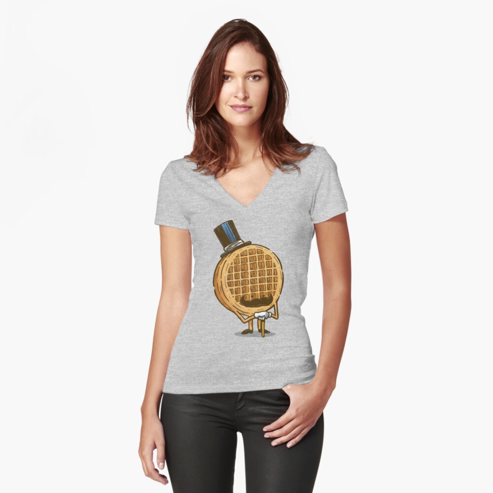 Item preview, Fitted V-Neck T-Shirt designed and sold by nickv47.
