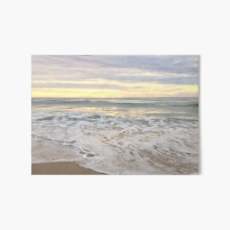 Dawn Sea Crescent Head Art Board Print