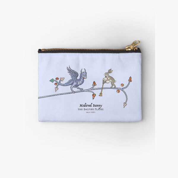Item preview, Medieval Bunny Bagpipe player; the Blue Dragon designed and sold by ebrawne.