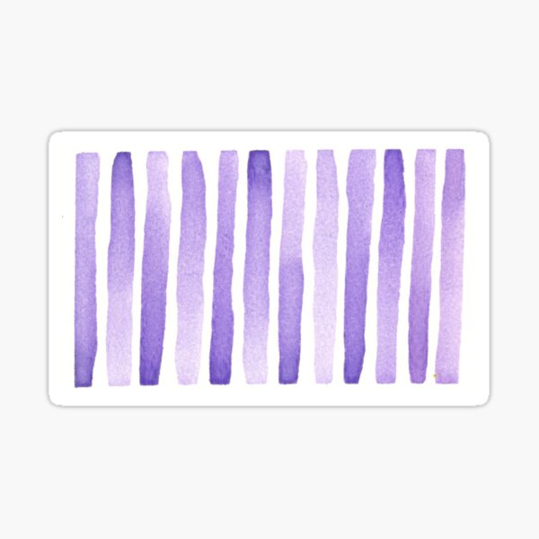 Purple Stripes Sticker