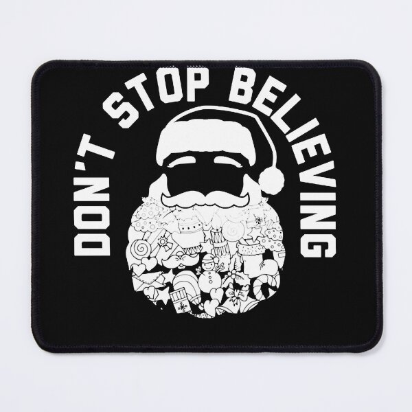 Item preview, Dont Stop Believing Santa designed and sold by Natalie Llewellyn.