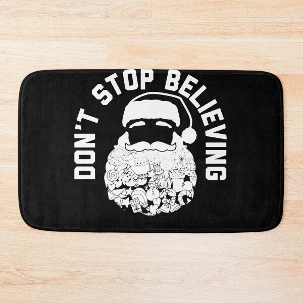 Item preview, Dont Stop Believing Santa designed and sold by Natalie Llewellyn.