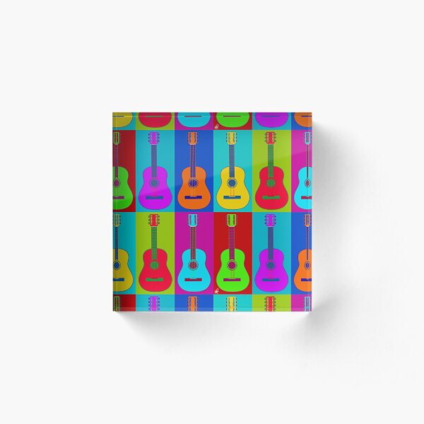 Guitarhol Acrylic Block