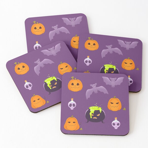 Item preview, Halloween Pattern! Pumpkins, Bats, Potions, Cauldrons designed and sold by anacecilia.