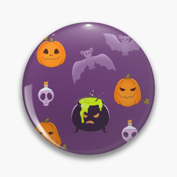 Item preview, Halloween Pattern! Pumpkins, Bats, Potions, Cauldrons designed and sold by anacecilia.