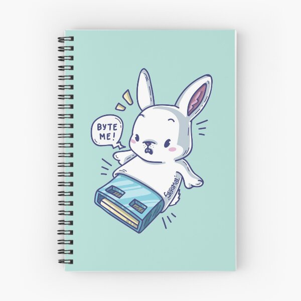 Item preview, Cute rabbit flashdive saying "Byte me" designed and sold by SPIRIMAL.