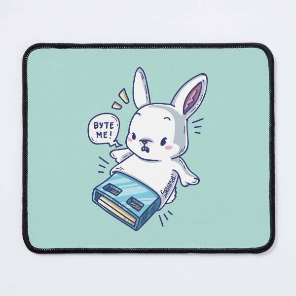Item preview, Cute rabbit flashdive saying "Byte me" designed and sold by SPIRIMAL.