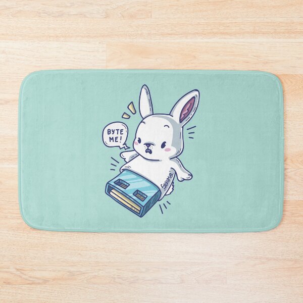 Item preview, Cute rabbit flashdive saying "Byte me" designed and sold by SPIRIMAL.