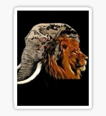~africa in white~ Sticker