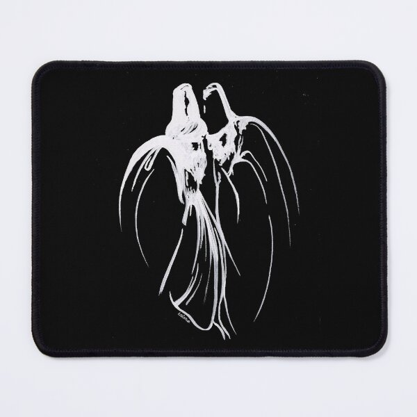 Item preview, Dervish Mystical Brotherhood Line Drawing In White designed and sold by taiche.