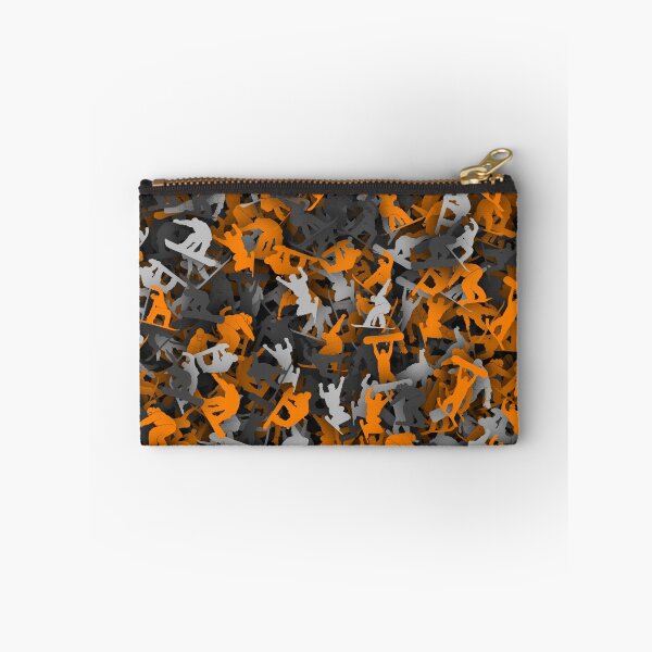Item preview, Snowboarding orange grey camouflage designed and sold by dima-v.