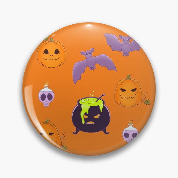 Item preview, Halloween Pattern II! Pumpkins, Bats, Potions, Cauldrons designed and sold by anacecilia.