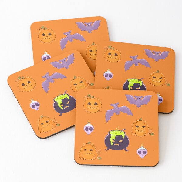 Item preview, Halloween Pattern II! Pumpkins, Bats, Potions, Cauldrons designed and sold by anacecilia.