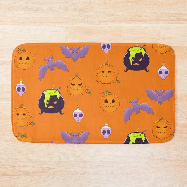 Item preview, Halloween Pattern II! Pumpkins, Bats, Potions, Cauldrons designed and sold by anacecilia.