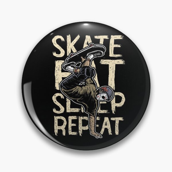 Item preview, Skull Freestyle With Skate designed and sold by GelasAtom.