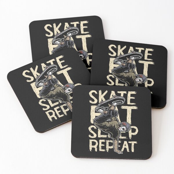 Item preview, Skull Freestyle With Skate designed and sold by GelasAtom.
