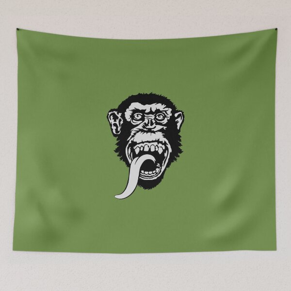 Item preview, Monkey head Sticker designed and sold by ChristianSimon.