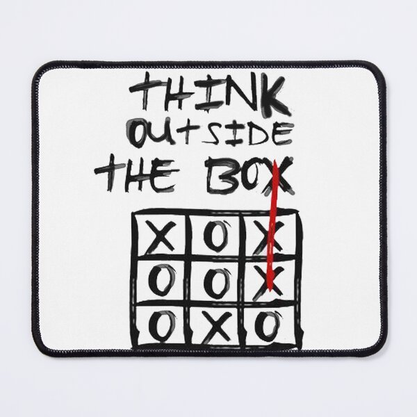 Item preview, Think Outside The Box - Tic Tac Toe designed and sold by splooshpaints.