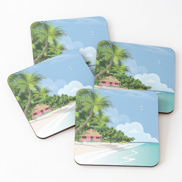 Item preview, Dominican Republic Travel poster print  designed and sold by Arctic frame studio.