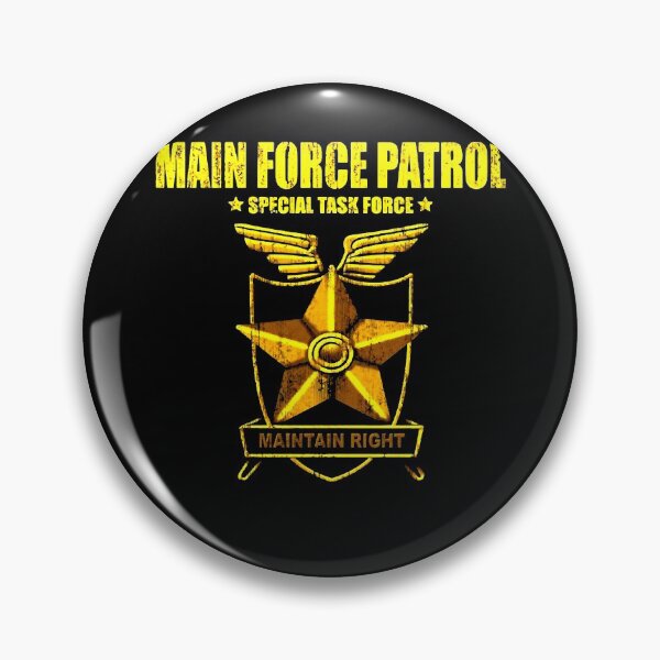 Item preview, Main force patrol gold logo designed and sold by RyantHobart.