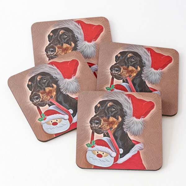 Item preview, Doberman Who Love Christmas  designed and sold by Funpart.