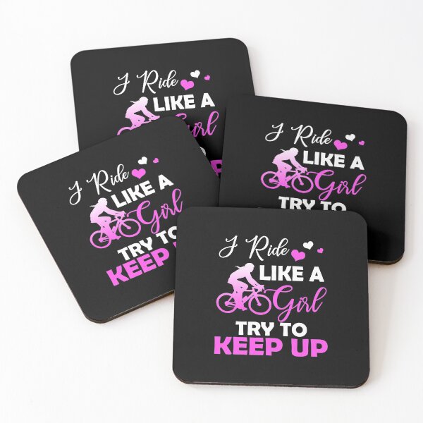 Item preview, Cycling - I play like a girl Try To Keep Up designed and sold by Vanthuandesign.