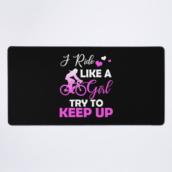 Item preview, Cycling - I play like a girl Try To Keep Up designed and sold by Vanthuandesign.