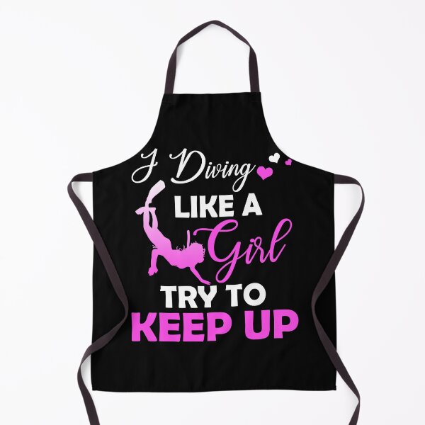 Item preview, Diving - I play like a girl Try To Keep Up designed and sold by Vanthuandesign.