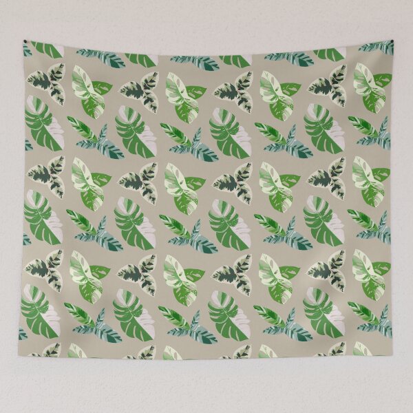 Item preview, Variegated Plants Beige Pattern designed and sold by Rebalien.