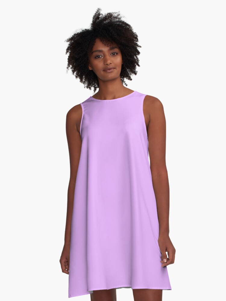 Buy RARE Women Casual Lavender Colour Midi Solid Dress online-pokeht.vn