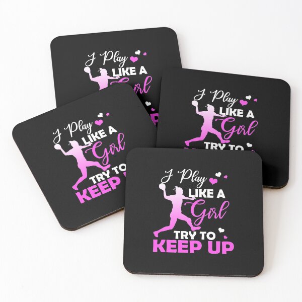 Item preview, Handball - I play like a girl Try To Keep Up designed and sold by Vanthuandesign.