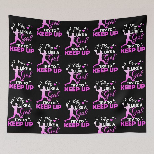 Item preview, Handball - I play like a girl Try To Keep Up designed and sold by Vanthuandesign.
