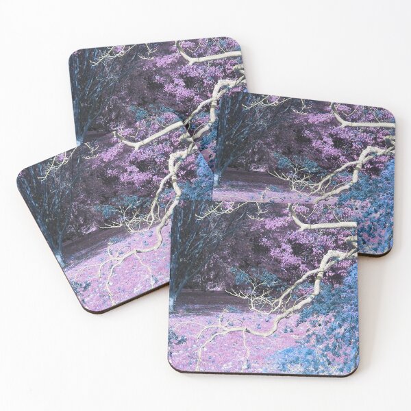 Item preview, Fantasy Forest in Blue Violet Purple Tones designed and sold by JariHawk.
