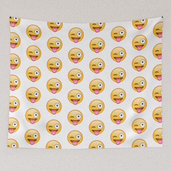 Item preview, Smiley Face Tongue Out Emoji designed and sold by misdememeor.