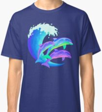 Psychedelic Dolphins Classic T-Shirt