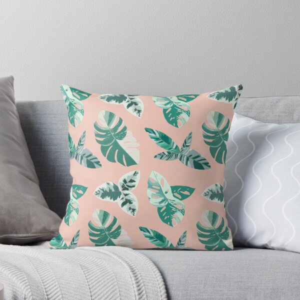 Item preview, Variegated Plants Pink Pattern designed and sold by Rebalien.