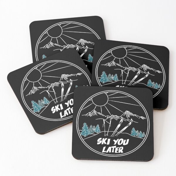 Item preview, Ski You Later Winter Sports designed and sold by TheInkElephant.