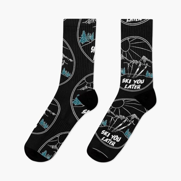 Item preview, Ski You Later Winter Sports designed and sold by TheInkElephant.