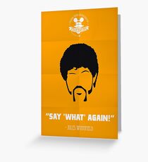 Jules Winnfield Greeting Card