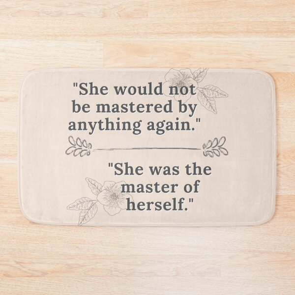 Item preview, She Would Not Be Mastered By Anything Nesta Quote designed and sold by kimberleyvh.